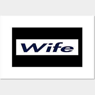 SUPER LOGO WIFE Posters and Art